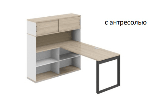 Рабочий стол с антресолью